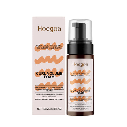 Hoegoa Curl Volume Foam – Lightweight Curl Defining Mousse
