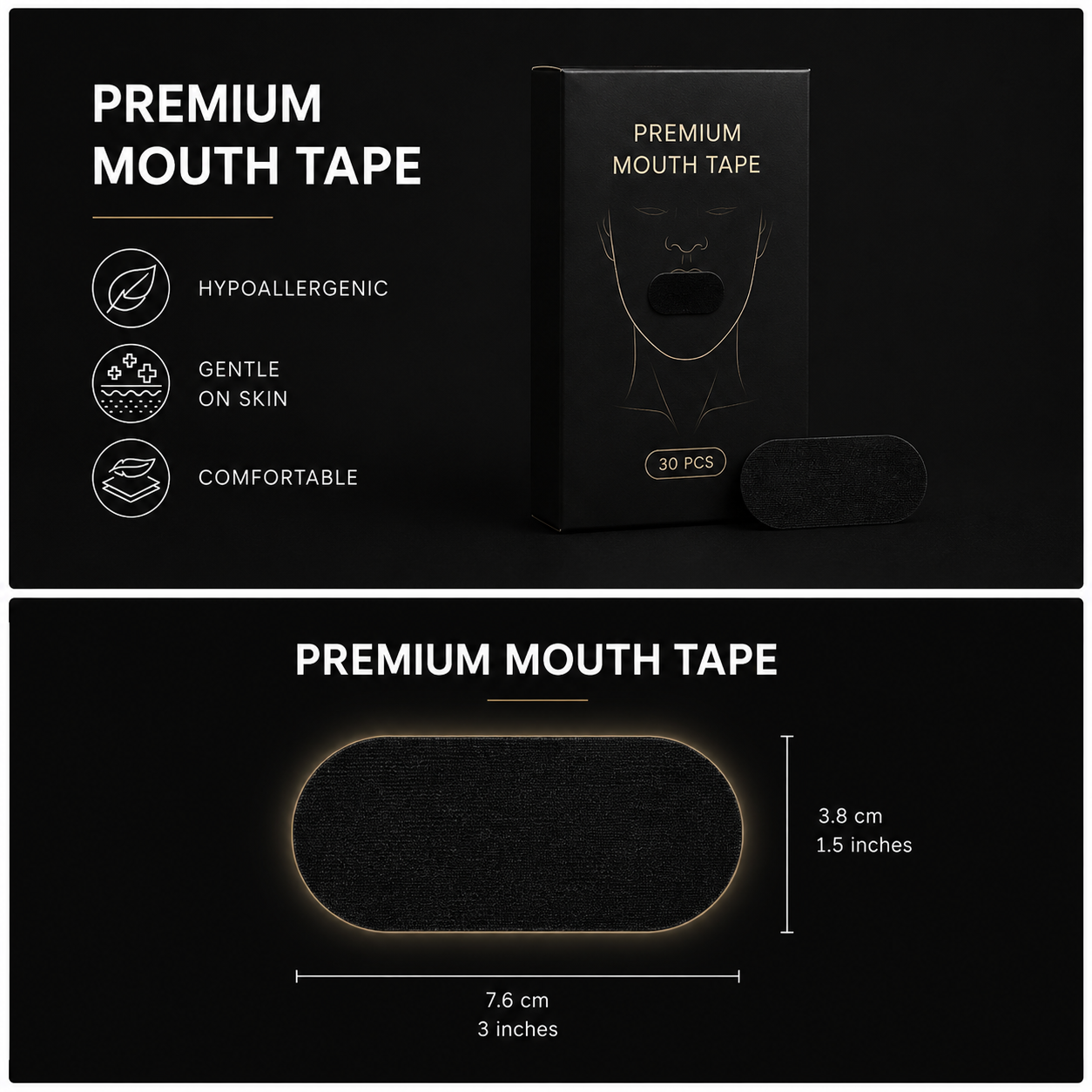 Sleep Ritual Kit – Nasal Strips & Mouth Tape