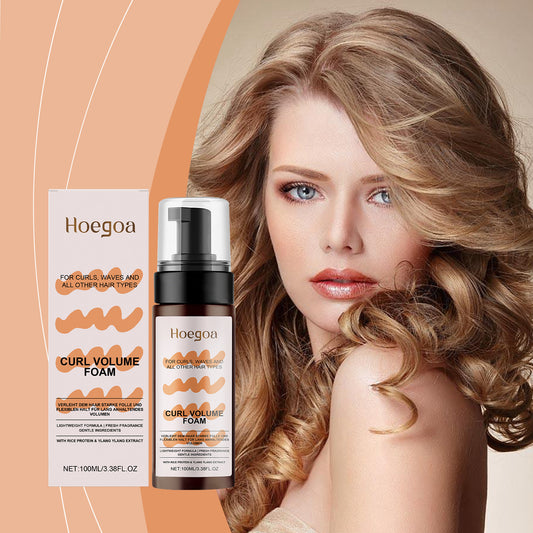 Hoegoa Curl Volume Foam – Lightweight Curl Defining Mousse