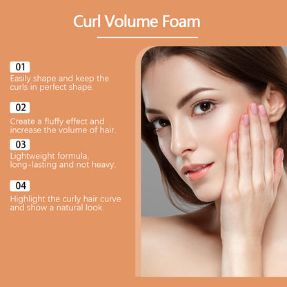 Hoegoa Curl Volume Foam – Lightweight Curl Defining Mousse